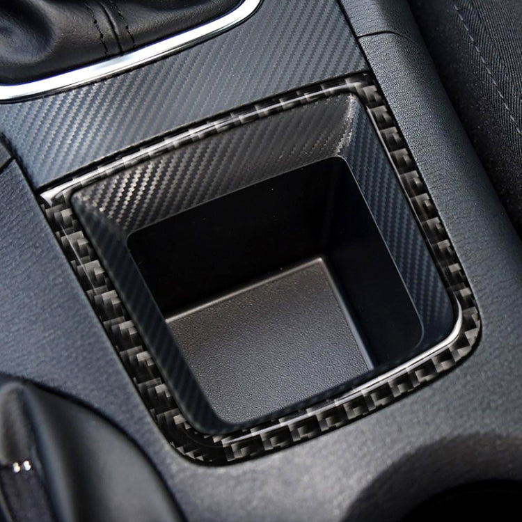 Car Carbon Fiber Central Control Sundries Frame Decorative Sticker for Mazda Axela 2013-2016