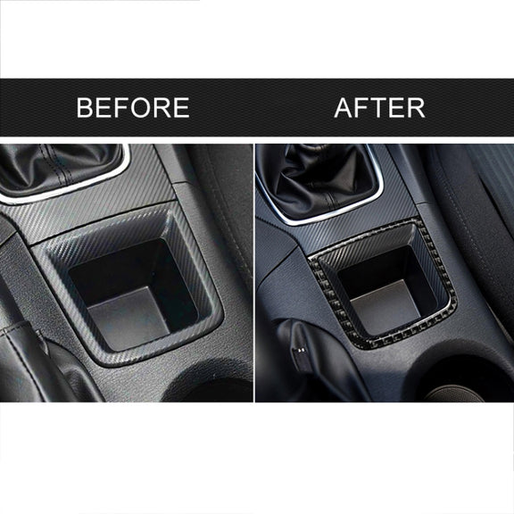 Car Carbon Fiber Central Control Sundries Frame Decorative Sticker for Mazda Axela 2013-2016
