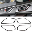 4 PCS Car Carbon Fiber Door Inner Handle Frame Decorative Sticker for Mazda Axela 2014 / 2017-2018 - Car Interior Mouldings by PMC TechLife | Online Shopping South Africa | PMC TechLife | Buy Now Pay Later Mobicred