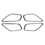 4 PCS Car Carbon Fiber Door Inner Handle Frame Decorative Sticker for Mazda Axela 2014 / 2017-2018