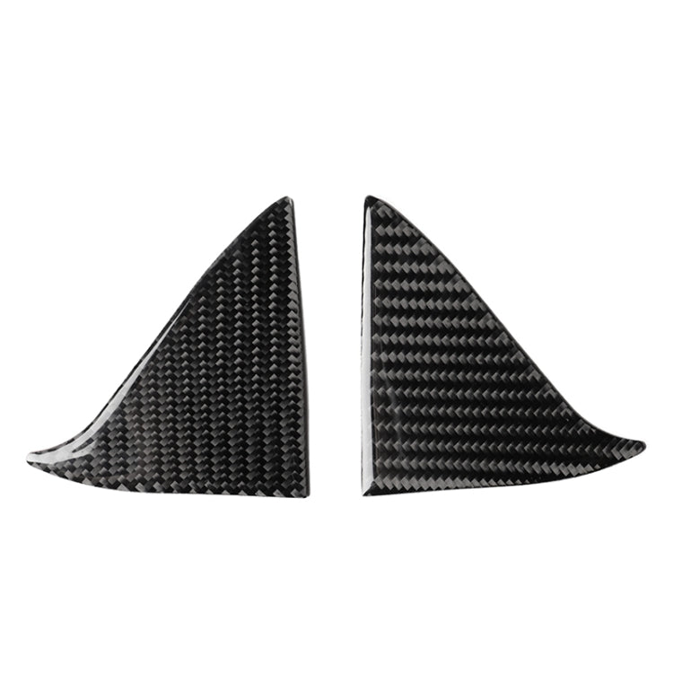 Car Carbon Fiber Front Inner Door A Triangle Decorative Sticker for Mazda Axela 2017-2018