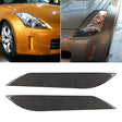 Car Carbon Fiber Light Eyebrow for 2003-2009 Nissan 350Z All Models - Lamp Decoration by PMC TechLife | Online Shopping South Africa | PMC TechLife | Buy Now Pay Later Mobicred