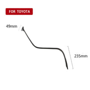 Car Carbon Fiber Central Control S Strip Decorative Sticker for Toyota Eighth Generation Camry 2018-2019, Left Drive