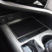 Car Carbon Fiber Storage Box U Shape Frame Decorative Sticker for Toyota Eighth Generation Camry 2018-2019