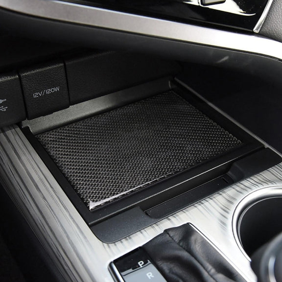 Car Carbon Fiber Storage Box Decorative Sticker for Toyota Eighth Generation Camry 2018-2019