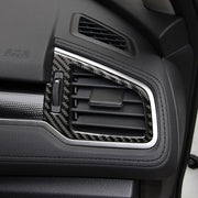 Car Carbon Fiber Right and Left Air Outlet Decorative Sticker for Honda Tenth Generation Civic 2016-2019, Left Drive