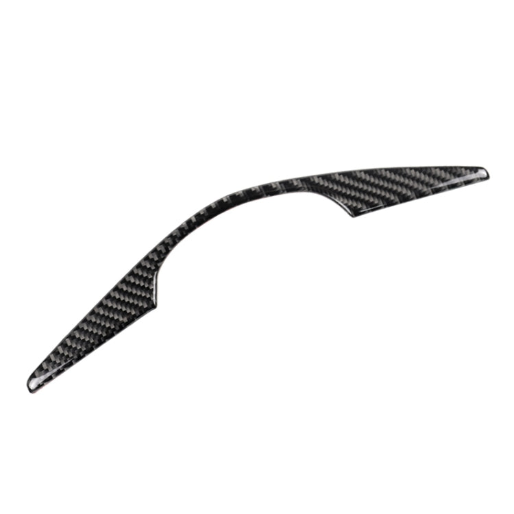 Car Carbon Fiber Steering Wheel Decorative Sticker for Cadillac XT5 2016-2017