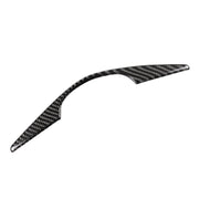 Car Carbon Fiber Steering Wheel Decorative Sticker for Cadillac XT5 2016-2017