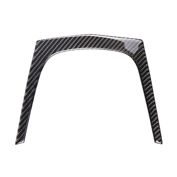 Car Carbon Fiber Central Control U Shape Frame Decorative Sticker for Cadillac XT5 2016-2017
