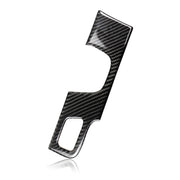 Car Carbon Fiber Gear Position Panel Decorative Sticker for Cadillac XT5 2016-2017, Left Drive