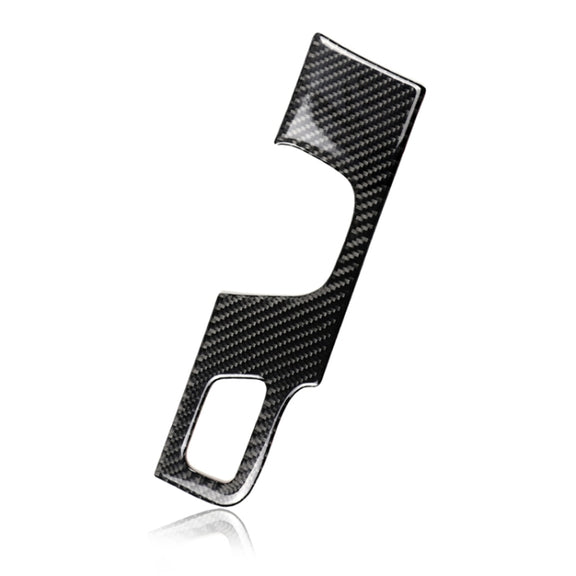 Car Carbon Fiber Gear Position Panel Decorative Sticker for Cadillac XT5 2016-2017, Left Drive