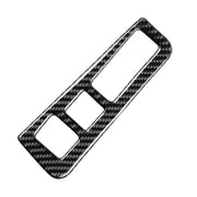 Car Carbon Fiber Headlight Switch Frame Decorative Sticker for Cadillac XT5 2016-2017, High Version, Left Drive