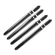 Car Carbon Fiber Outside Door Handle Decorative Sticker for Cadillac XT5 2016-2017