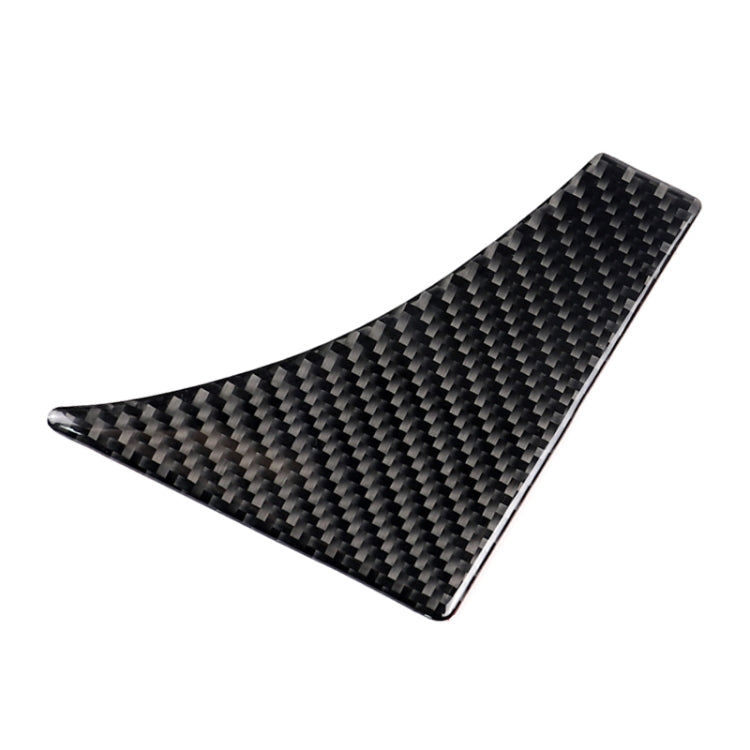 Car Carbon Fiber Main Driving Triangle Decorative Sticker for Cadillac XT5 2016-2017, Left Drive