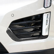 Car Carbon Fiber Front Fog Light Decorative Stripe for Cadillac XT5 2016-2017, Left Drive