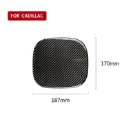 Car Carbon Fiber Fuel Tank Cap Decorative Sticker for Cadillac XT5 2016-2017