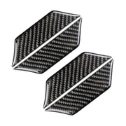 Car Carbon Fiber Door Inner Wrist Decorative Sticker for Cadillac XT5 2016-2017