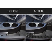 2 in 1 Car Carbon Fiber Central Control Stripe Decorative Sticker for Chevrolet Camaro 2017-2019