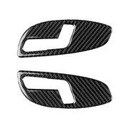2 PCS Car Carbon Fiber Seat Adjustment Panel Decorative Sticker for Chevrolet Camaro 2017-2019