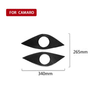 2 PCS Car Carbon Fiber Rear Horn Decorative Sticker for Chevrolet Camaro 2017-2019