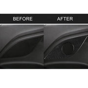 2 PCS Car Carbon Fiber Rear Horn Decorative Sticker for Chevrolet Camaro 2017-2019