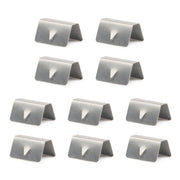 10 PCS Car Windshield Clip Wind / Rain Deflector Channel Metal Buckle for Heko G3