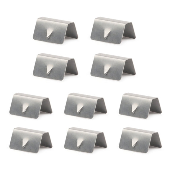 10 PCS Car Windshield Clip Wind / Rain Deflector Channel Metal Buckle for Heko G3