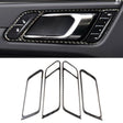 4 PCS Carbon Fiber Car Door Handle Frame Decorative Sticker for Porsche Macan - Car Interior Mouldings by PMC TechLife | Online Shopping South Africa | PMC TechLife | Buy Now Pay Later Mobicred