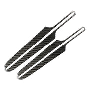 4 PCS Carbon Fiber Car Door Panel Decorative Sticker for Porsche Macan