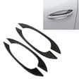 4 PCS Carbon Fiber Car Outside Door Handle Decorative Sticker for Porsche Macan - Decorative Strip by PMC TechLife | Online Shopping South Africa | PMC TechLife | Buy Now Pay Later Mobicred