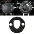 Carbon Fiber Car Steering Wheel Decorative Sticker for Porsche Macan - Car Interior Mouldings by PMC TechLife | Online Shopping South Africa | PMC TechLife | Buy Now Pay Later Mobicred