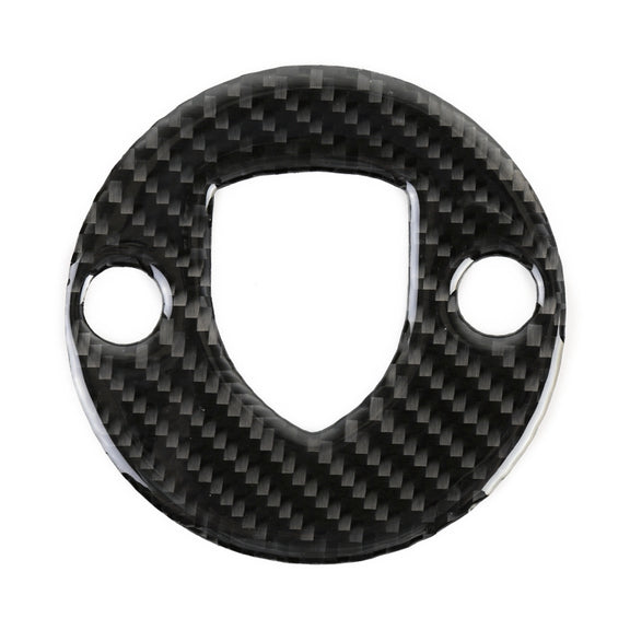 Carbon Fiber Car Steering Wheel Decorative Sticker for Porsche Macan