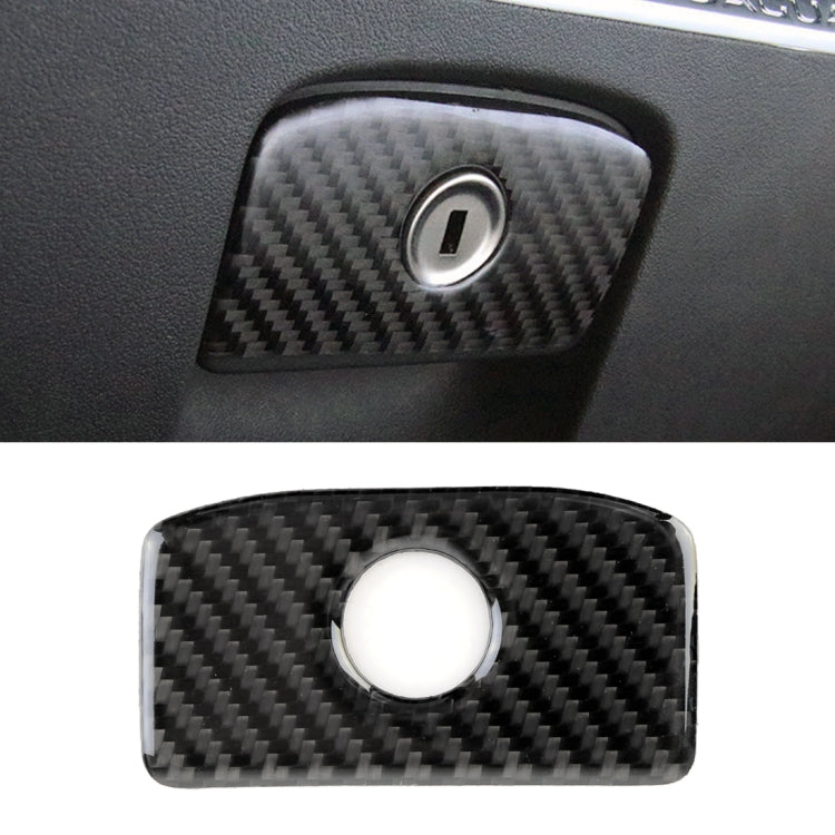 Carbon Fiber Car Storage Box Decorative Sticker for Jaguar F-PACE 2016-2020