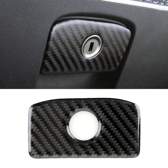 Carbon Fiber Car Storage Box Decorative Sticker for Jaguar F-PACE 2016-2020