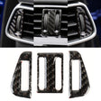 Carbon Fiber Car Air Outlet Decorative Sticker for Jaguar F-PACE 2016-2020 - Car Interior Mouldings by PMC Jewellery | Online Shopping South Africa | PMC Jewellery | Buy Now Pay Later Mobicred
