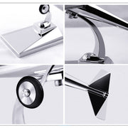 Car Interior Decoration Accessories Aircraft Model Ornaments Propeller Rotating Solar Energy Ornament (Silver)