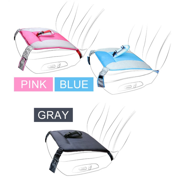 Car Safety Seat Protective Pad with Clip Back Abdominal Belt for Pregnant Woman (Grey)