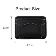 Paste Car Storage Bag Car Seat Quilting Storage Bag Instrument Panel Hanging Bag (Black)