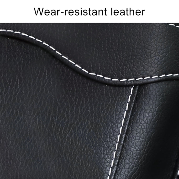 Paste Car Storage Bag Car Seat Quilting Storage Bag Instrument Panel Hanging Bag (Black)