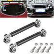 2 PCS Car Modification Adhesive Surrounded Rod Lever Front and Rear Bars Fixed Front Lip Back Shovel, Length: 10cm(Black) - Trunk & Bumper Accessories by PMC TechLife | Online Shopping South Africa | PMC TechLife | Buy Now Pay Later Mobicred