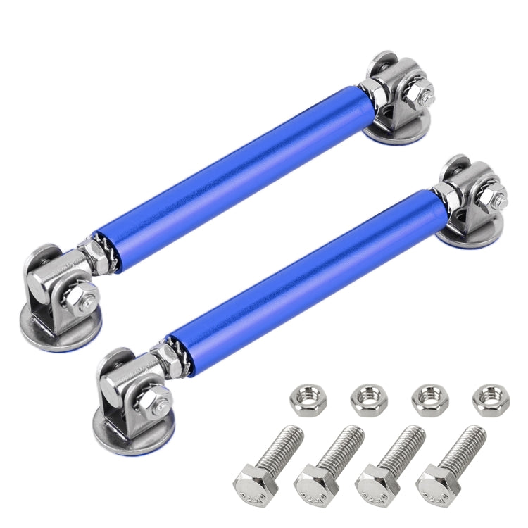 2 PCS Car Modification Adhesive Surrounded Rod Lever Front and Rear Bars Fixed Front Lip Back Shovel, Length: 10cm(Blue)