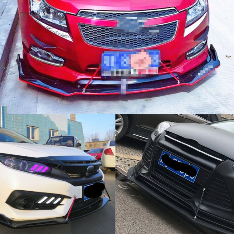 2 PCS Car Modification Adhesive Surrounded Rod Lever Front and Rear Bars Fixed Front Lip Back Shovel, Length: 10cm(Blue)