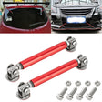 2 PCS Car Modification Adhesive Surrounded Rod Lever Front and Rear Bars Fixed Front Lip Back Shovel, Length: 10cm(Red) - Trunk & Bumper Accessories by PMC TechLife | Online Shopping South Africa | PMC TechLife | Buy Now Pay Later Mobicred