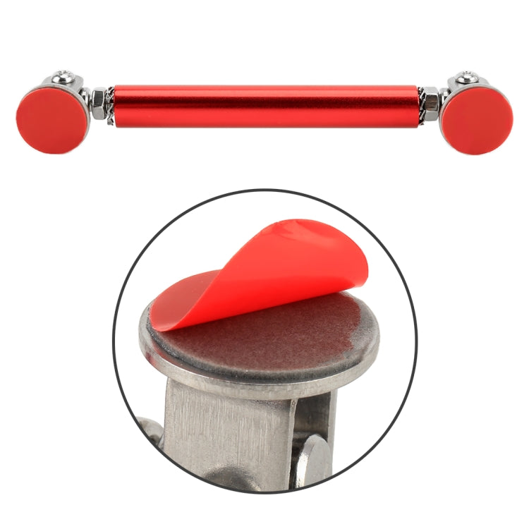 2 PCS Car Modification Adhesive Surrounded Rod Lever Front and Rear Bars Fixed Front Lip Back Shovel, Length: 10cm(Red)