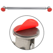 2 PCS Car Modification Adhesive Surrounded Rod Lever Front and Rear Bars Fixed Front Lip Back Shovel, Length: 15cm(Silver)