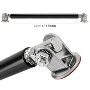 2 PCS Car Modification Adhesive Surrounded Rod Lever Front and Rear Bars Fixed Front Lip Back Shovel, Length: 20cm(Black)