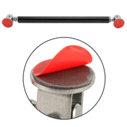 2 PCS Car Modification Adhesive Surrounded Rod Lever Front and Rear Bars Fixed Front Lip Back Shovel, Length: 20cm(Black)