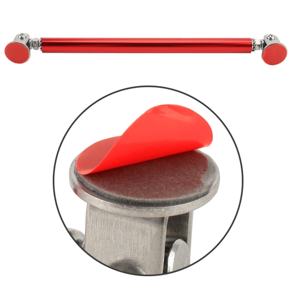 2 PCS Car Modification Adhesive Surrounded Rod Lever Front and Rear Bars Fixed Front Lip Back Shovel, Length: 20cm(Red)