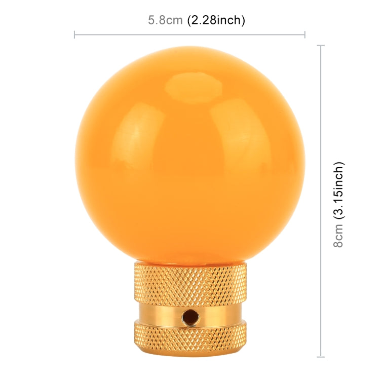Universal Vehicle Ball Shape Modified Resin Shifter Gear Shift Knob