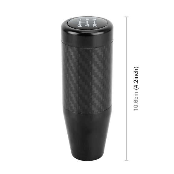 Universal Car Carbon Fiber Pattern Gear Head Gear Shift Knob (Black)
